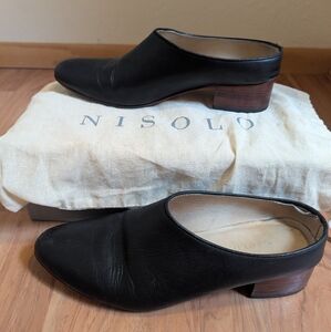 Nisolo Black Mule/Clogs, Women's Size 8.5